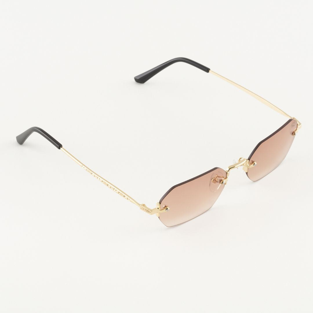 Obsidian Champagne Sunglasses